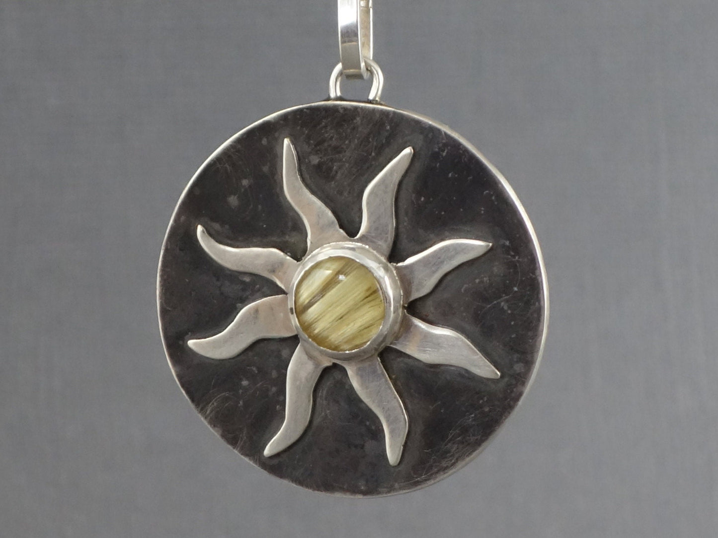Celestial pendant, 2 sided sun and moon, Sun Pendant, Man in the moon Pendant, Moon Necklace, Double sided pendant, Large Pendant,