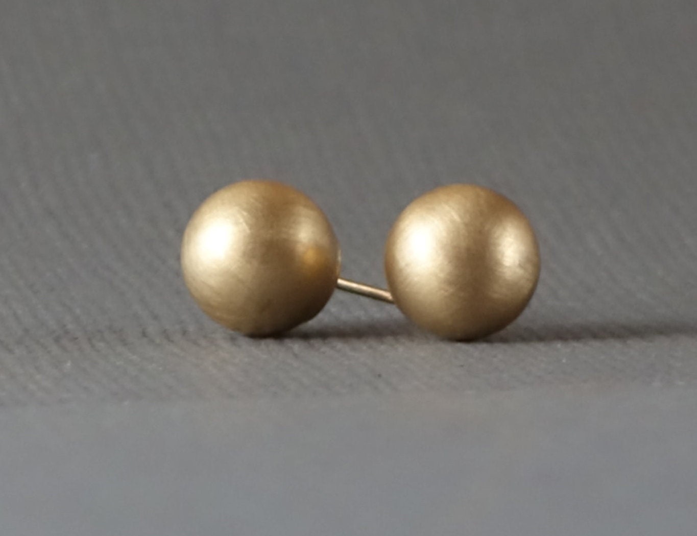 Rose Gold Ball Studs