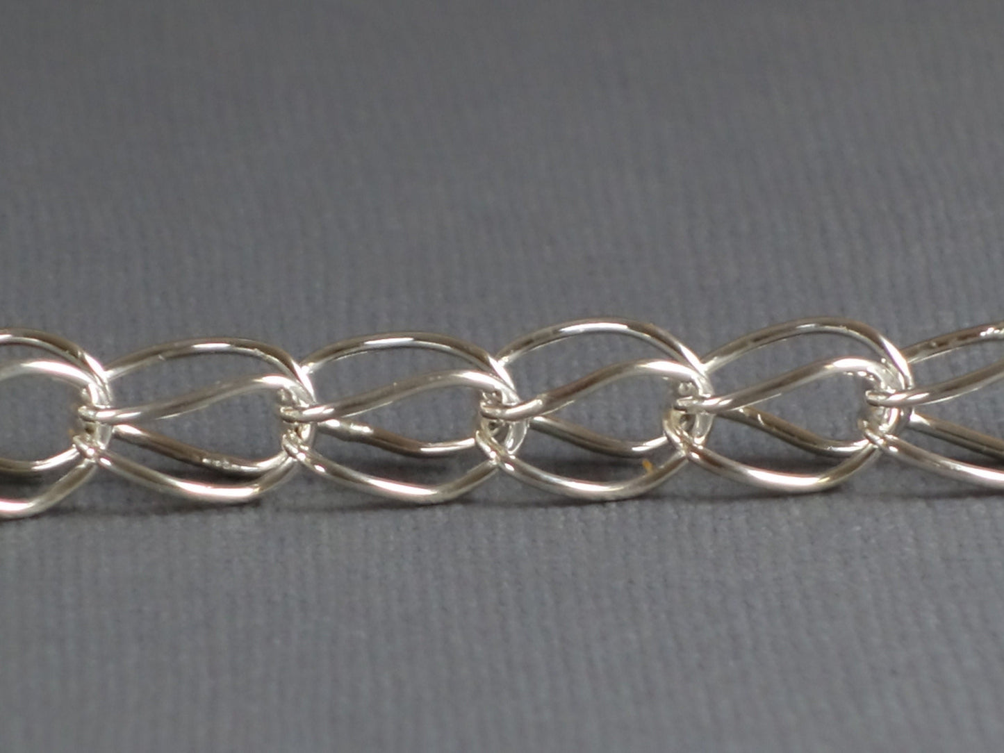 Big Chain Necklace, Foldover link, Handmade Chain Necklace, 19 inches,